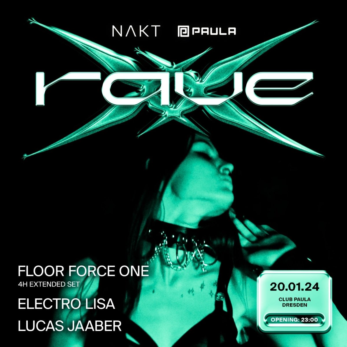 20.01.24 - NAKT Rave x Club Paula, Dresden - NAKT Studio