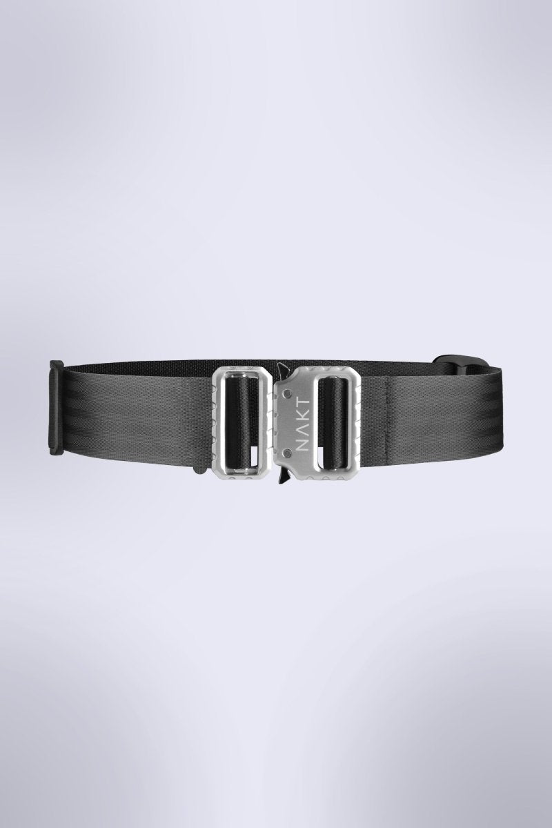 X-4 | Handmade, Sustainable and Vegan Black Techno Belt | NAKT – NAKT ...